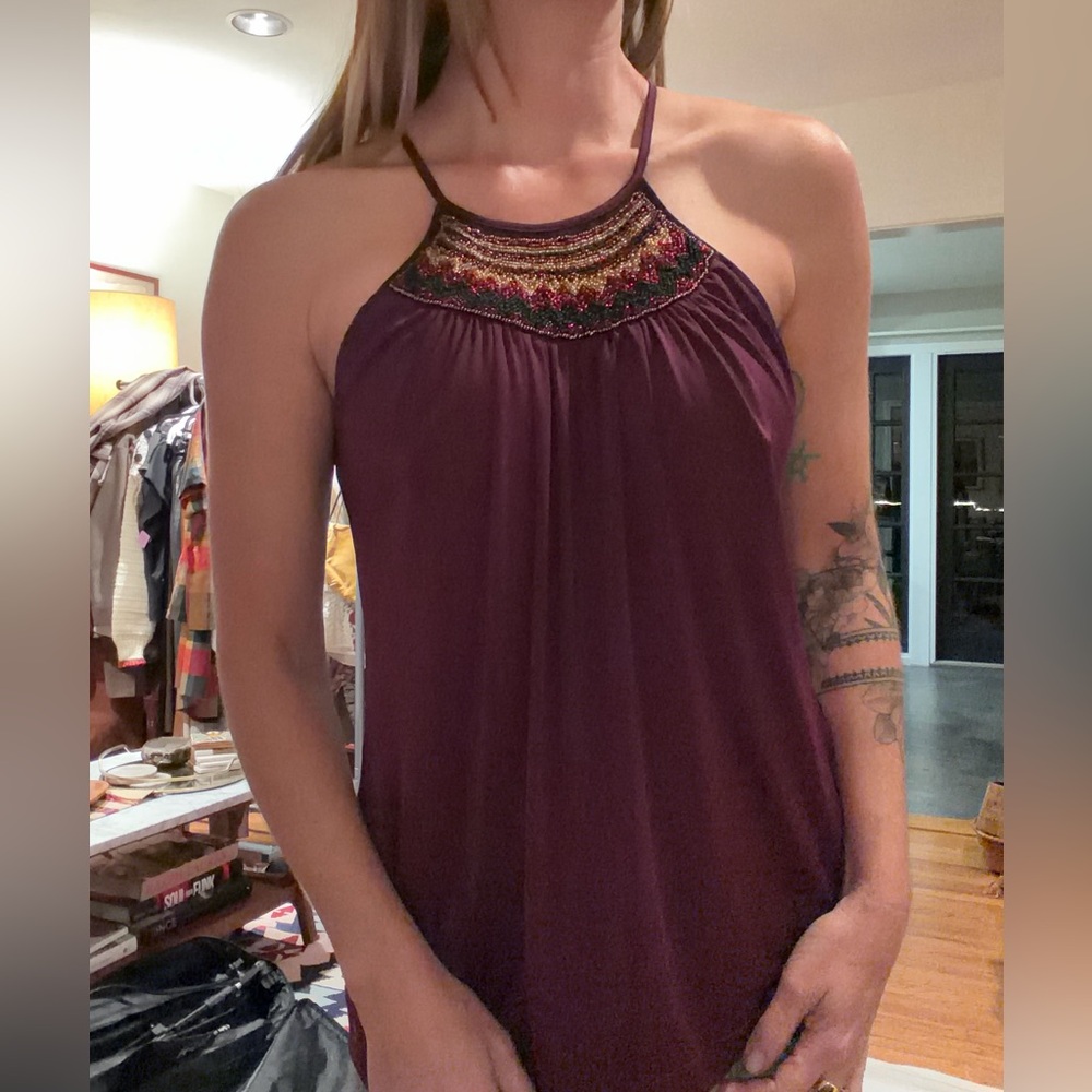 Y2K beaded going out top